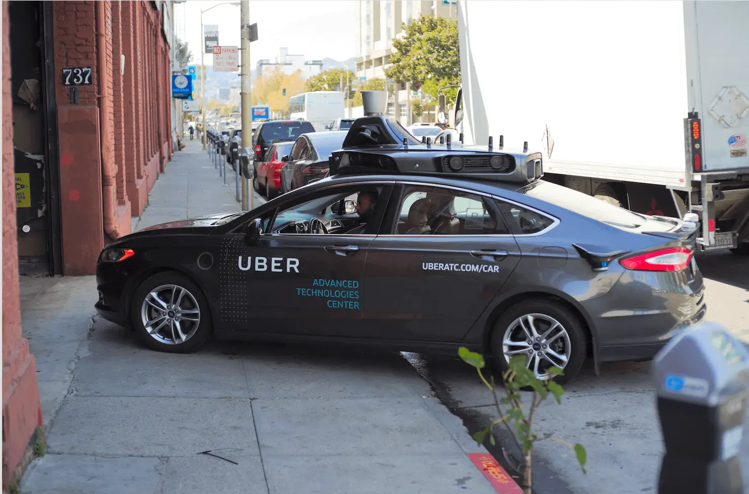 Uber autonomous vehicle