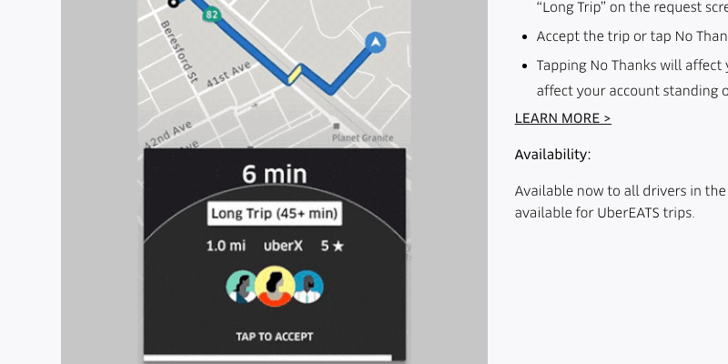 how does uber make money off of their drivers route