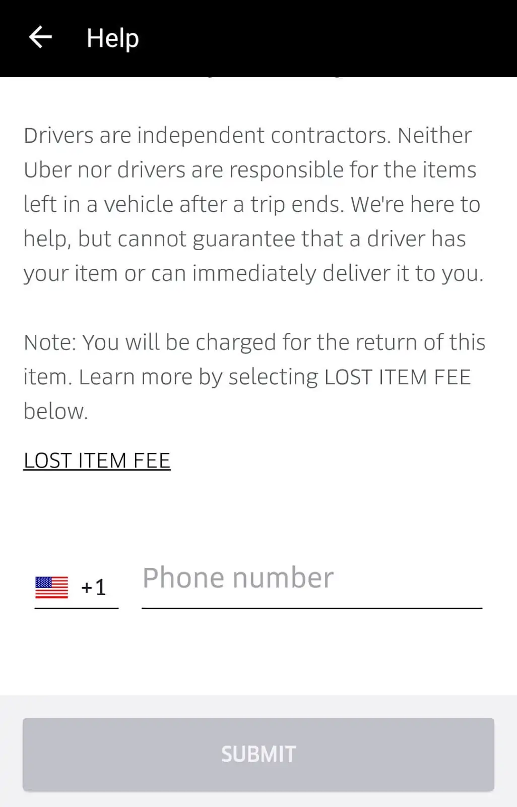 Uber Lost and Found: Get Back an Item You Left in an Uber Ride