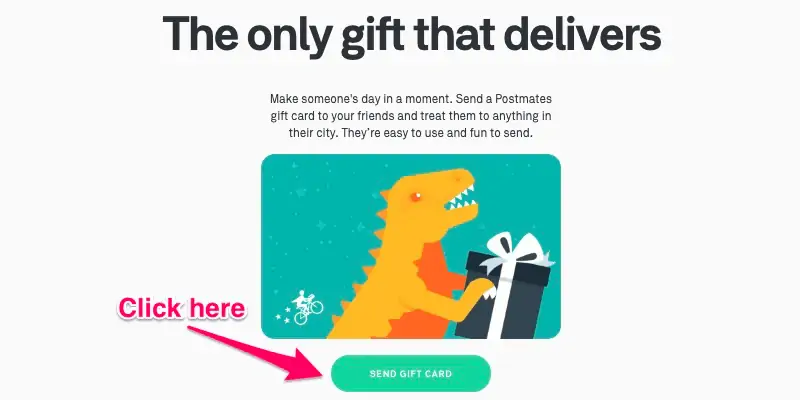 The Top 4 Food Delivery Service Gift Cards: Postmates 1