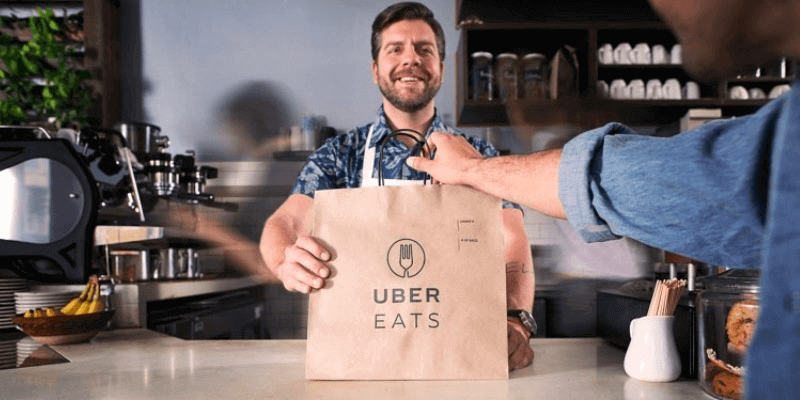 A promotion image for Uber Eats