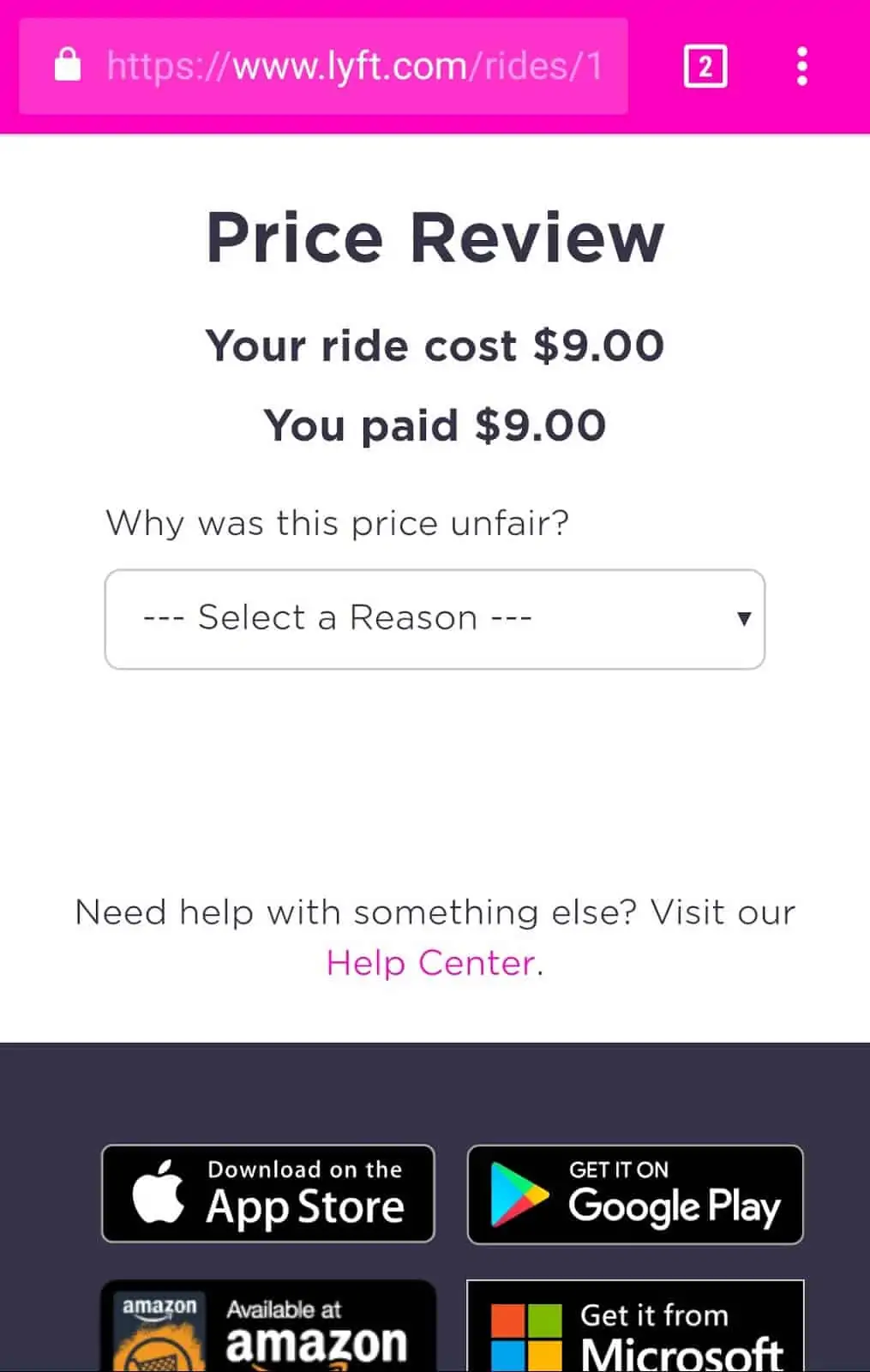 How (and Why) to Check Your Lyft Ride History - Give reason for price review lyft