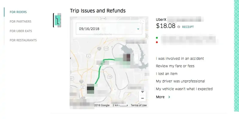 How to Email Uber Customer Service - Refunds