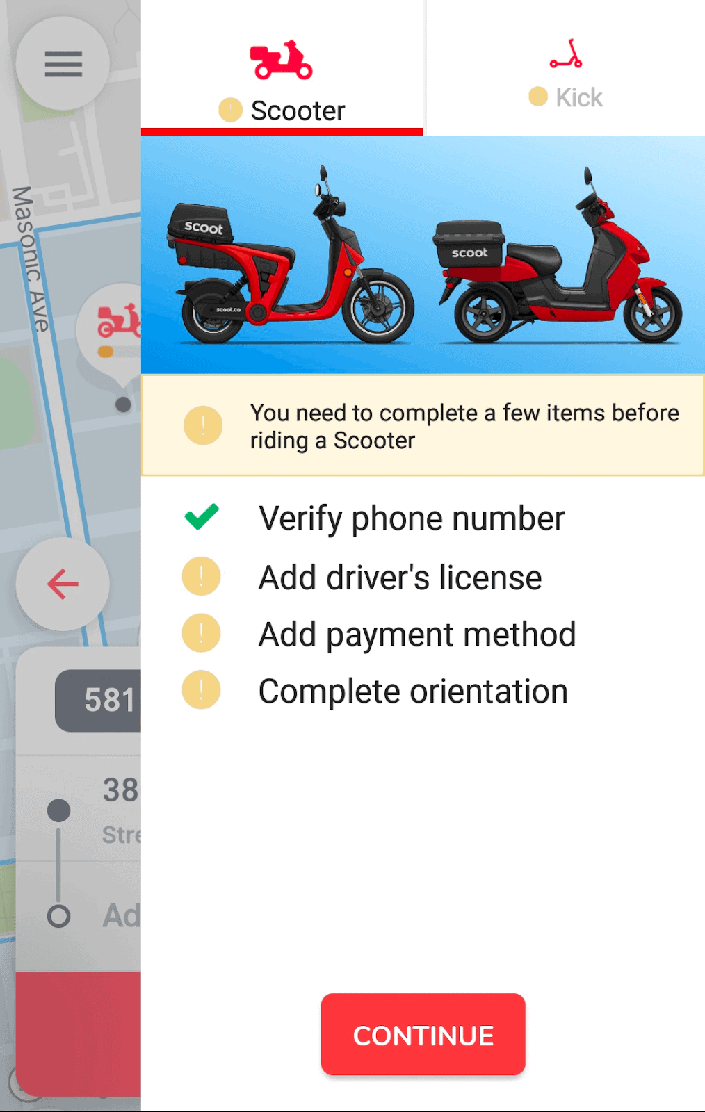 Scoot Scooters: Electric Kick Scooters for Adults in San Francisco - Verify number