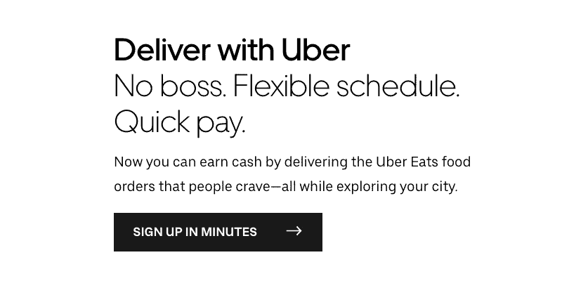 making money with uber delivery