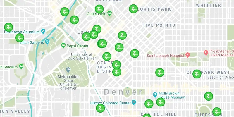 The Top 10 Best Zipcar Locations in the United States - Denver