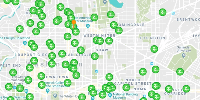 The Top 10 Best Zipcar Locations in the United States - Washington DC