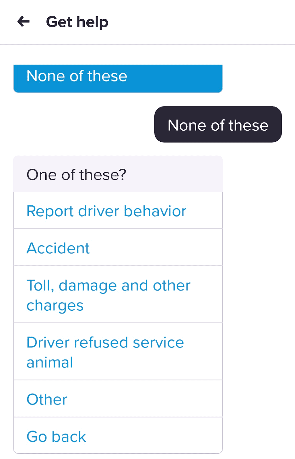 How to Report Uber and Lyft Drivers and Dispute Uber and Lyft Charges: None of these