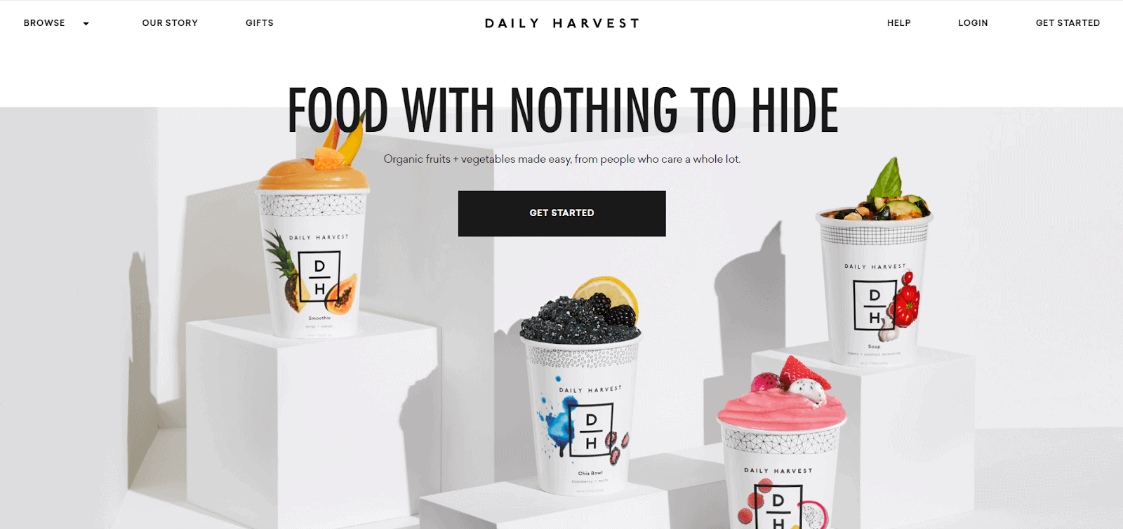 Healthy food delivery service: Daily Harvest