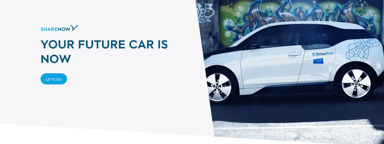 SHARENOW homepage, formerly Car2go