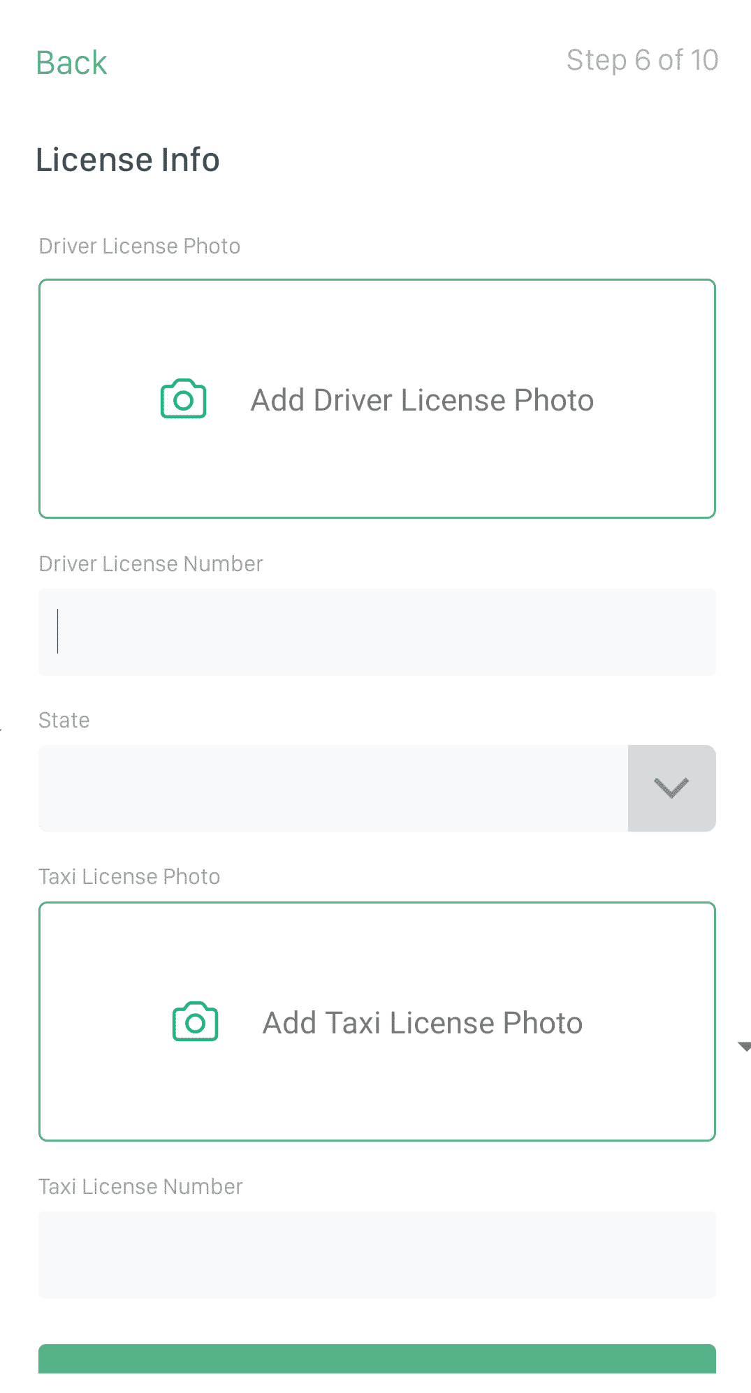 Curb driver: License photo section