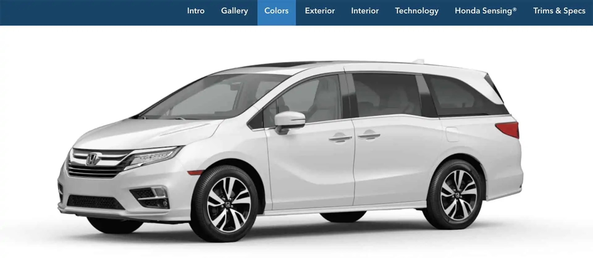 screenshot showing a Honda Odyssey