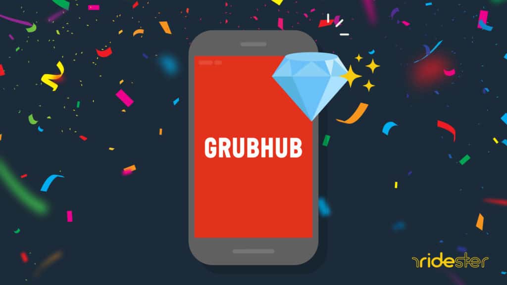 vector graphic showing an image displaying a grubhub perks illustration