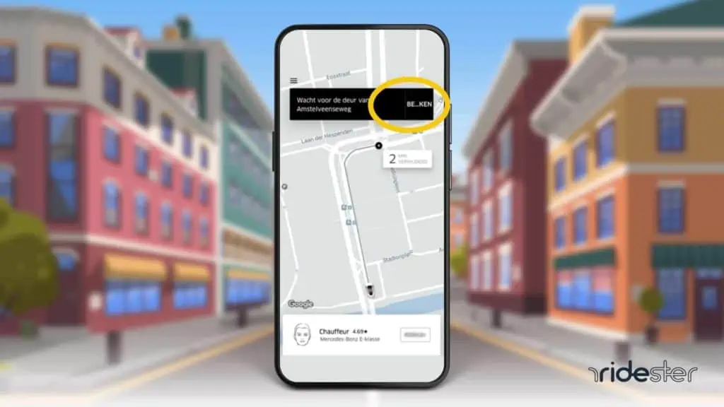 vector graphic for how to change destination in uber post