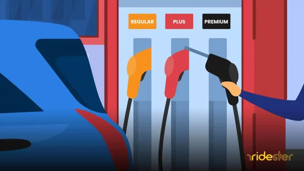 vector graphic showing a gas pump for a post about is premium gas worth it or not