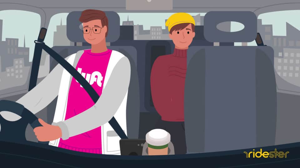 vector graphic for the header image of the Lyft driving tips blog post