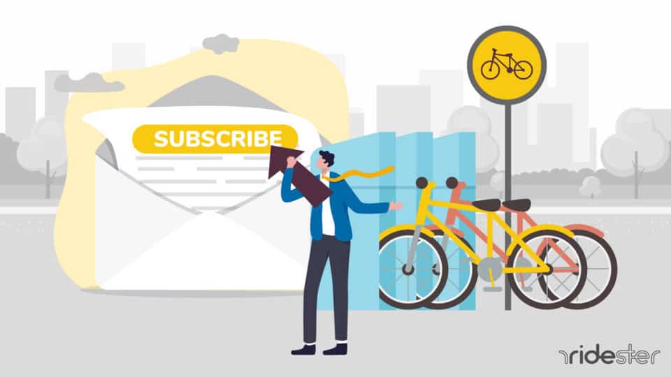vector graphic showing a citi bike membership graphic to illustrate their monthly memberships