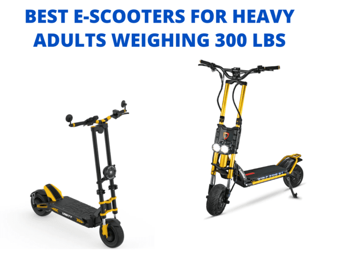 The best electric scooter for heavy adults 300 lbs