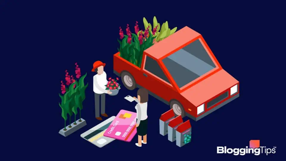 vector graphic showing an illustration of does doordash deliver flowers