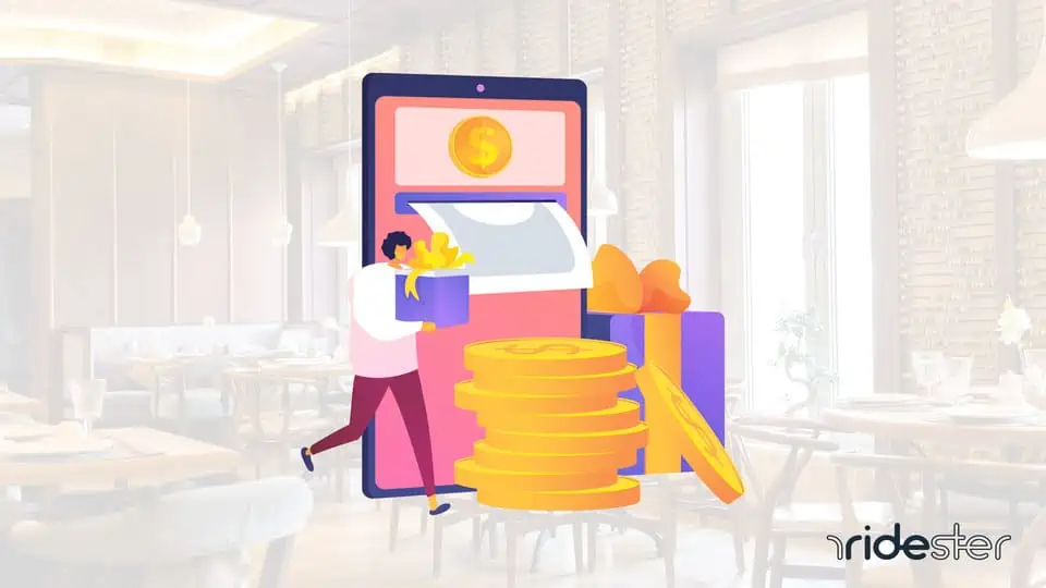 vector graphic showing an illustration of doordash for business fees