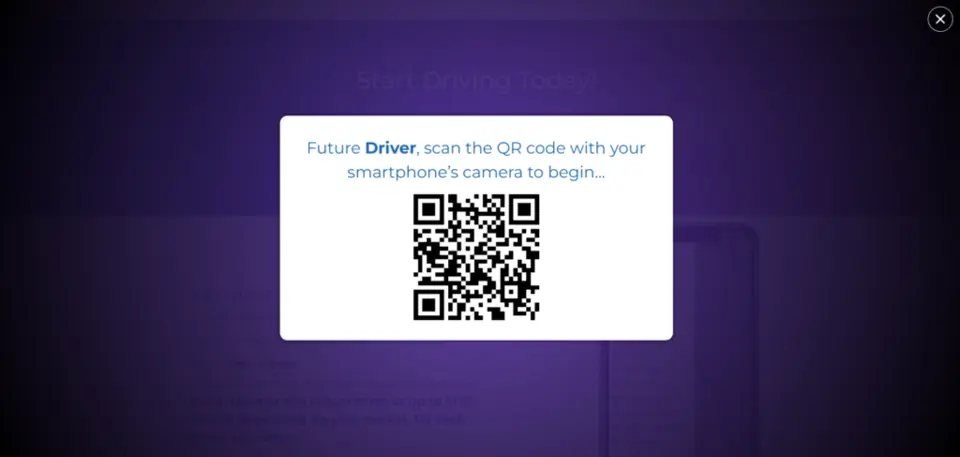 empower rideshare driver app download QR code