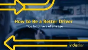 image showing the text "How to be a better driver" against a nice-looking ridesharing background