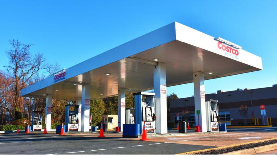 image showing an image of a costco gas station - header image for is costco gas good post on ridester.com
