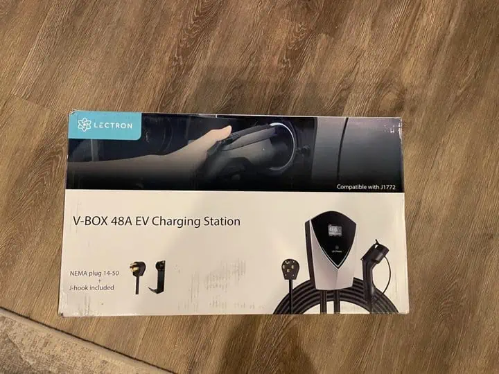 Lectron V-Box 48A EV Charging Station review unboxing