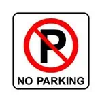 no parking signs
