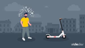 vector graphic for post about why does my electric scooter keep turning off