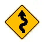 Winding Road Sign