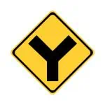 Y Intersection Sign